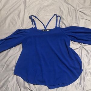 Cold shoulder blouse